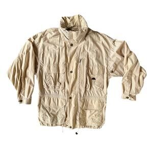 Camel Trophy Adventure Wear Mens Lightweight Khaki Outdoor Jacket Size XL